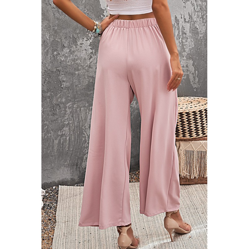 Tie Knot Wide Leg Pants